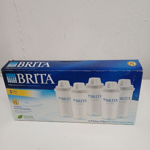 Brita Other - Brita 5 Pack 636011 Standard Replacement Water Filter  Pitchers  Dispensers